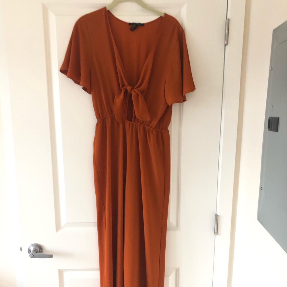 Burnt Orange Jumpsuit